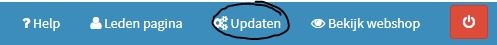 updaten webshop pakket