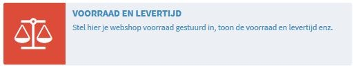 voorraad en levertijd