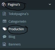 producten beheren