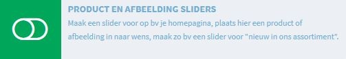 product sliders