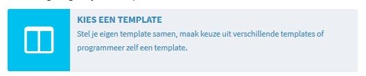 kies een template