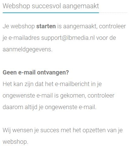 webshop beginnen