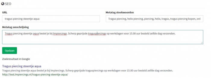 SEO metatag artikelen