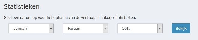 Statistieken verkoop en inkooporders webshop