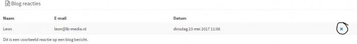 reacties op je blog