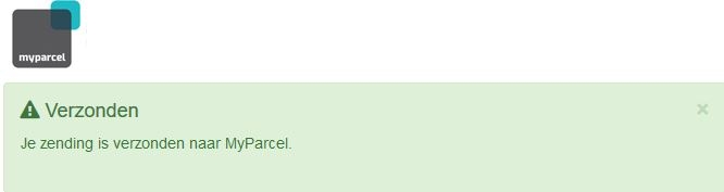 myparcel verzonden