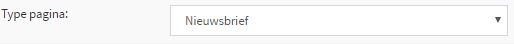 nieuwsbrief pagina aanmaken voor je webshop