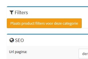 plaats filter voor categorie webshop