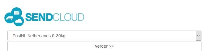 sendcloud gewicht