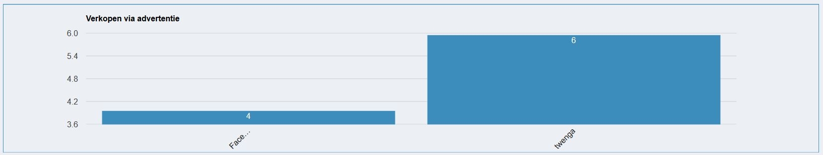 Statistieken webshop advertenties